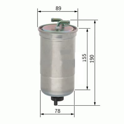 SARDES x YAKIT FİLTRESİ CIVIC 1.7 CDTİ 02 ACCORD VIII 2.2 CDTİ 04 WK853/16 x 16901S6FE02 OEM: 16901S6FE02 - SARDES SF287 kodlu oto yedek parça