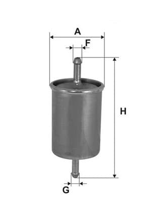 SARDES YAKIT FİLTRESİ ESCORT V-VI-VII-FIESTA III-IV-MONDEO I-II-TRANSİT 95 x 7061254-92FB9155AA-XS619155AA OEM: 7061254-92FB9155AA-XS619155AA - SARDES SF358 kodlu oto yedek parça