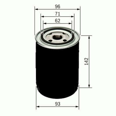 SARDES YAĞ FİLTRESİ FORD RANGER 98 06 2.5 TD - NISSAN PİCK UP-NAVARA 720-D21-D22 TOYOTA HIACE 2.2-2.4D W940/1 x XM3J6731FA-1614735-1560141010 OEM: XM3J6731FA-1614735-1560141010 - SARDES SO851 kodlu oto yedek parça