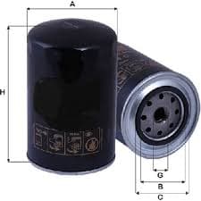 SARDES YAĞ FİLTRESİ İVECO YAĞ FİLTRESİ ZP 514 W 8005-OP 592/4-OC 308 1901603 OEM: 1901603 - SARDES SO852 kodlu oto yedek parça