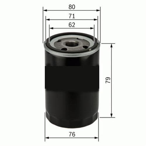 SARDES YAĞ FİLTRESİ FIESTA-CMAX-FOCUS-MONDEO-KA W712/43 x 1070523 OEM: 1070523 - SARDES SO876 kodlu oto yedek parça