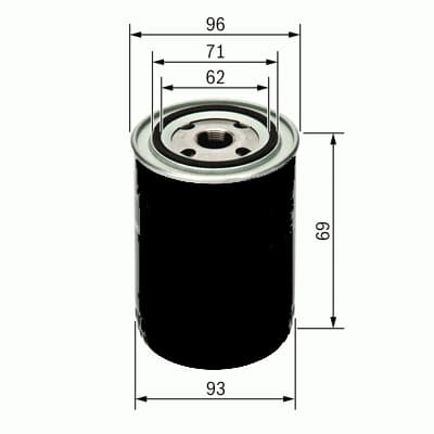 SARDES YAĞ FİLTRESİ LADA-R12 1300-R9 81-89 -R12 69-80 x 7700538153 OEM: 7700538153 - SARDES SO890 kodlu oto yedek parça