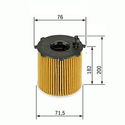 SARDES YAĞ FİLTRESİ VW TOUAREG 3.0TDI A4 A6 TOUAREG HU831x 057115561K OEM: 057115561K - SARDES SO913 kodlu oto yedek parça