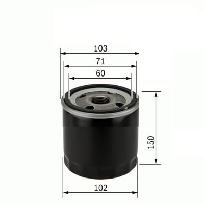 SARDES YAĞ FİLTRESİ HYUNDAI HD35 4000CC H100 KAMYONET YM-MITSUBISHI CANTER TURBO-PRESTIGE WP1045 x ME215002 OEM: ME215002 - SARDES SO917 kodlu oto yedek parça