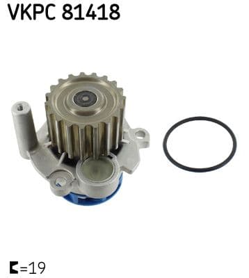 SKF DEVİRDAİM CADDY-GOLF 5-JETTA-PASSAT-POLO-TRANSPORTER T5-FABIA-OCTAVIA-IBIZA 1.9TDI AXB-BJB-BXE 04-10 OEM: 045121011F-045121011H-1459215 - SKF VKPC81418 kodlu oto yedek parça