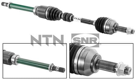SNR AKS KOMPLE SAĞ NISSAN QASHQAI I J10E QASHQAI I 2 JJ10E 07-13 OEM: 39100BB02B-39100JD02B - SNR DK68009 kodlu oto yedek parça
