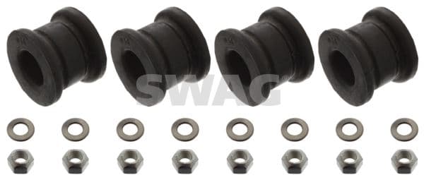 SWAG VIRAJ DEMIR LASTIGI TAKIMI ON MERCEDES W201 82 93 OEM: A2013200047 - SWAG 10610003 kodlu oto yedek parça