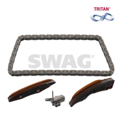 SWAG EKSANTRIK ZINCIR SETI ALT BMW B37 B57 M57 N57 13528515668S1 OEM: 13528515668S1 - SWAG 20949532 kodlu oto yedek parça