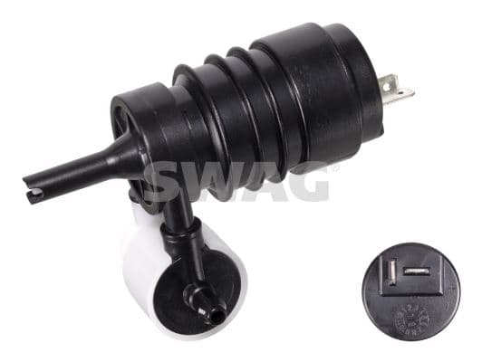 SWAG CAM SU SİLECEK FİSKİYE POMPASI MOTORU ASTRA F HB-SW 91>98 CORSA B 93>00 VECTRA A HB 88>95 OMEGA B SW 94>03 ÇİFT ÇIKIŞ OEM: 90492357-1450175-90226561-1450162 - SWAG 40905568 kodlu oto yedek parça