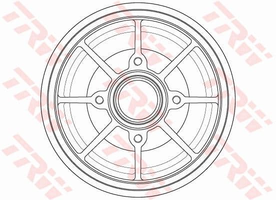 TRW FREN KAMPANASI ARKA C3 II 09 CABRİOLET 1.2 VTİ 82. 1.6 VTİ 120. 1.6 THP-1.6 HDİ 90 13 OEM: 4247.50 - TRW DB4546MR kodlu oto yedek parça