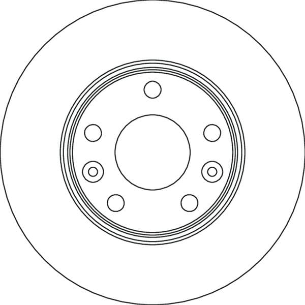 TRW FREN DİSK ÖN RENAULT EXPRESS 21> DACIA DUSTER II 18> NISSAN JUKE 20> OEM: 402069741R-4020600Q2D-402063140R - TRW DF4637 kodlu oto yedek parça