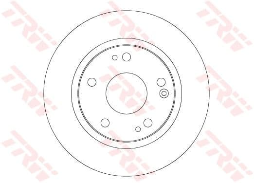 TRW ARKA FREN DİSKİ DOLU TİP HONDA CIVIC 1.6L R16B2 SEDAN FC5 kasa 16- / CIVIC 1.5L L15B7 FK7 kasa 17- 260 çap x 5 bijon - Takım disk fiyatıdır OEM: 42510TEAT01-42510TETH00-42510TBAA00 - TRW DF6704 kodlu oto yedek parça