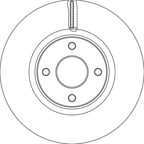 TRW ÖN FREN AYNASI ECOSPORT 14> OEM: 2147409-GN15-1125-CA - TRW DF6761S kodlu oto yedek parça