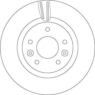 TRW ON FREN DISKI KADJAR 15 QASHQAI II J11 13 X-TRAIL III 14 TUM MOTOR TIPLERI OEM: 402064EA0A-402064BA0A-402066624R - TRW DF6786 kodlu oto yedek parça