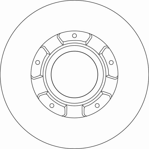 TRW ARKA FREN DISK AYNASI TRANSIT CUSTOM V362 12 ABS LI O.CEKER CAP 308 16 OEM: BK212A097EA-2012584-2040064 - TRW DF6963S kodlu oto yedek parça