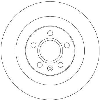 TRW ARKA FREN DİSKİ VOLVO XC40 536 2017 2021 CAP 302X 5 BIJON 16 İNÇ OEM: 31471477-32300123 - TRW DF6970 kodlu oto yedek parça