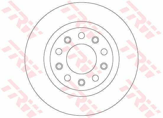 TRW ARKA FREN AYNASI ALFA ROMEO GIULIETTA 10 1.4TB-1.6JTDM 264x5DxDOLU OEM: 51806283-51815313-51912593 - TRW DF8070 kodlu oto yedek parça