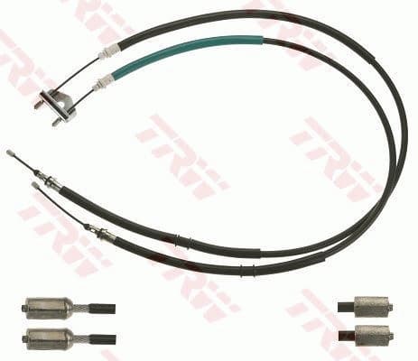 TRW ARKA EL FREN TELI ORTA SAG / SOL FIESTA V 01>09 FUSION 02 >08 MAZDA II 03 >08 KAMPANALI -FIESTA V VAN-FUSION JU MAZDA 2 DY - OEM: 2S612A603AG-6N112A603AB - TRW GCH113 kodlu oto yedek parça