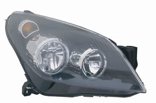 TYC SAĞ FAR ASTRA H 03/04 TANIM GW / ELEKTRİKLİ H7 H1 SİYAH OEM: 93178636-1216562-93190387 - TYC OPL10AS041 kodlu oto yedek parça