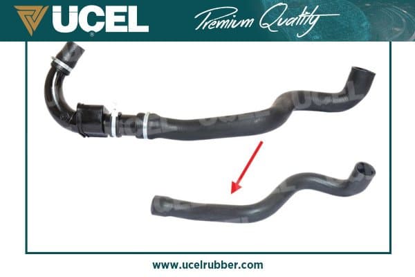 UCEL TURBO HORTUMU BÜYÜK PLASTİK PARÇA HARİÇ DACIA LOGAN LS 1.5 DCI OEM: 8200384940-8200240894 - UCEL S15666 kodlu oto yedek parça