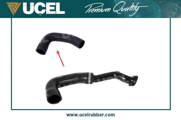 UCEL TURBO HORTUMU TEK HORTUM FIAT DOBLO II 10 1.6D MTJ 2.0D MTJ KELEPÇELİ 51820715-51984104-51901749 OEM: 51820715-51984104-51901749 - UCEL S35635 kodlu oto yedek parça