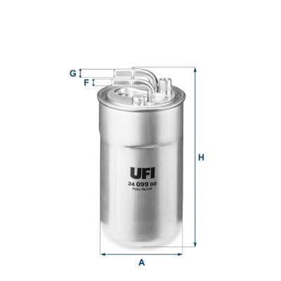 UFI YAKIT FİLTRESİ CORSA D 1.3 CDTI- 1.7 CDTI 06 OEM: 93196533-08130700 - UFI 2409900 kodlu oto yedek parça