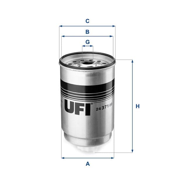 UFI YAKIT FİLTRESİ DİZEL TRANSİT 2.4-2.5 D-TD 844F9176CAB-5020307-6164913 OEM: 844F9176CAB-5020307-6164913 - UFI 2437100 kodlu oto yedek parça