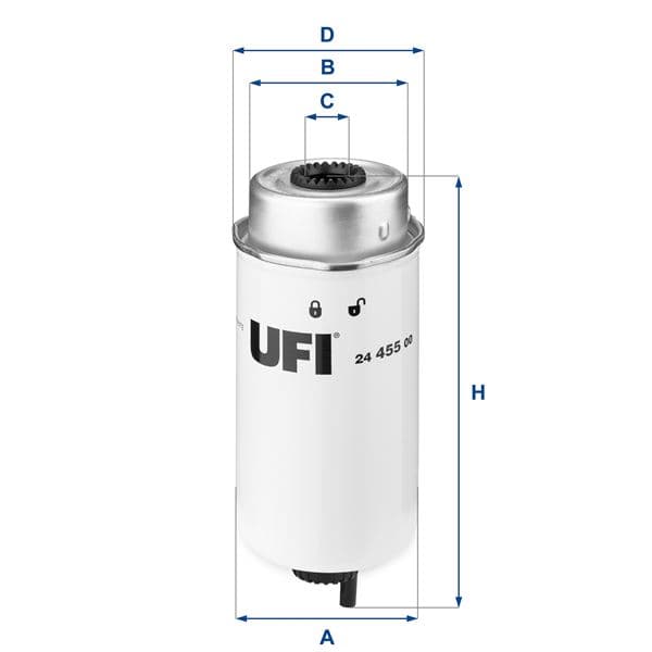UFI YAKIT FİLTRESİ TRANSİT V348-V347 2.2-2.4-3.2 TDCI 200PS 06 11 EURO4 1370779-6C119176AB-6C119176AA OEM: 1370779-6C119176AB-6C119176AA - UFI 2445500 kodlu oto yedek parça
