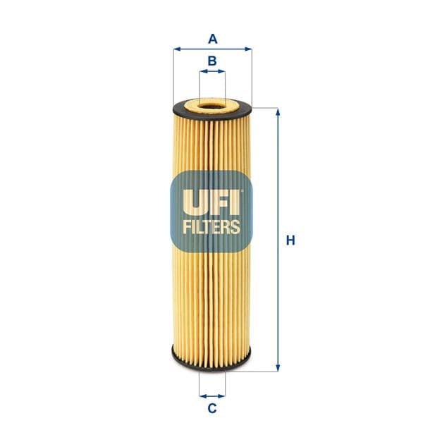 UFI YAG FILTRESI MERCEDES M271 W203 CL203 S203 C209 A209 W204 S204 W211 W212 R171 OEM: A2711800109 - UFI 2505000 kodlu oto yedek parça