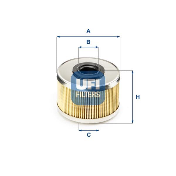 UFI YAKIT FİLTRESİ CLIO II 00-05 KNG 03/98 MGN 97-99 -TRAFIC 89-01 LGN I 97-01 60-75-80-90-98 PS 7701043620 OEM: 7701043620 - UFI 2668600 kodlu oto yedek parça