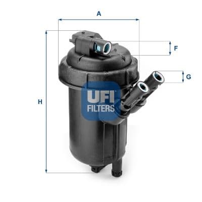 UFI YAKIT FİLTRESİ CORSA C-COMBO-MERIVA 1.3 CDTI 16V OE 813035 OEM: 813035 - UFI 5511400 kodlu oto yedek parça