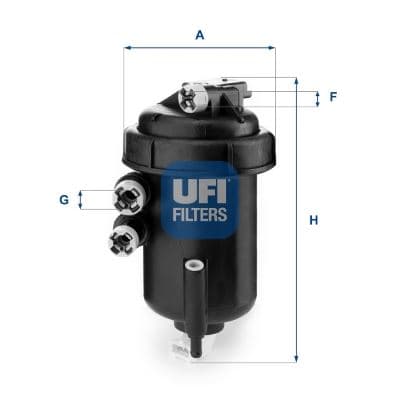 UFI YAKIT FİLTRESİ KUTULU DUCATO-BOXER-JUMPER 2.0-2.8JTD-HDI 02 OE 1345983080-1901.80 OEM: 1345983080-1901.80 - UFI 5512700 kodlu oto yedek parça