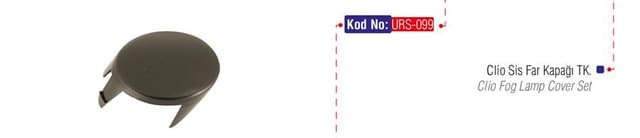 URS SİS FAR KAPAĞI TAKIM CLIO 02-07 7701209099 OEM: 7701209099 - URS 099 kodlu oto yedek parça