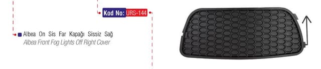 URS SİS FAR ÇERÇEVESİ KAPAĞI SİSSİZ SAĞ ALBEA 05 51703144 OEM: 51703144 - URS 144 kodlu oto yedek parça