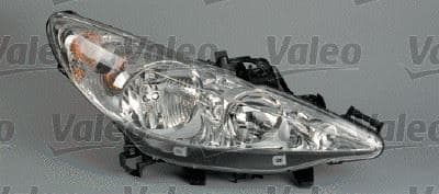 VALEO SAĞ FAR BEYAZ PEUGEOT P207 07 15 ELEKTRİKLİ H7 H1 MOTORLU OEM: 6206.95-6206.97 - VALEO 043239 kodlu oto yedek parça