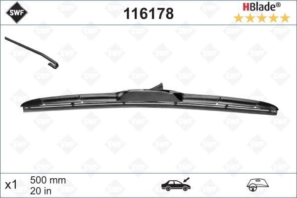 VALEO SİLECEK SWF 50cm x1 DISCOVERY SPORT 15 RANGEROVER SPORT TOYOTA LANDCRUISER 09 KIA SORENTO 76630SZTG01-LR033029-8521253081 OEM: 76630SZTG01-LR033029-8521253081 - VALEO 116178 kodlu oto yedek parça