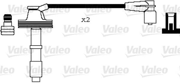 VALEO BUJİ KABLOSU VOLVO S40 1.6 1.8 1.9T4 2.0 2.T4 1995-2004 V40 1995-2004 1275603 OEM: 1275603 - VALEO 346001 kodlu oto yedek parça