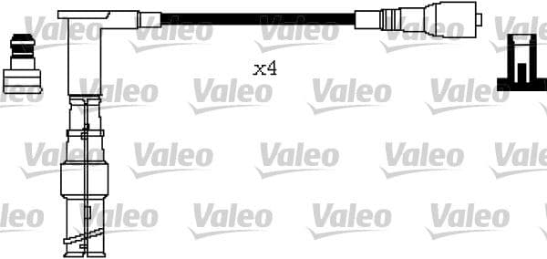VALEO ATESLEME KABLOSU SETI MERCEDES M111 W202 W124 S124 C124 A1111500615 OEM: A1111500615 - VALEO 346325 kodlu oto yedek parça