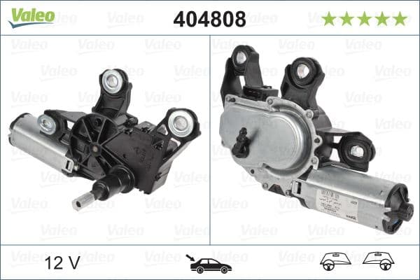 VALEO SİLECEK MOTORU ARKA VW TRANSPORTER T5 04 OEM: 7H0955711 - VALEO 404808 kodlu oto yedek parça