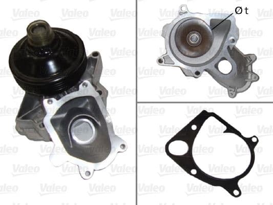 VALEO DEVIRDAIM POMPASI BMW M57 E46 E38 E39 E53 . LAND ROVER RANGE ROVER VOGUE 306D1 L322 02>09 OEM: 11517786192-PEB000050 - VALEO 506663 kodlu oto yedek parça