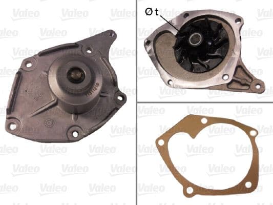 VALEO SU POMPASI DEVIRDAIM CLIO II 01 06 MEGANE II 04 KANGO 01 MICRA III 04 DUSTER 10 MODUS 04 1.5 DCI K9K EURO 3 EURO 4 OEM: 7701478031-210108574R-21010-00Q0E - VALEO 506863 kodlu oto yedek parça