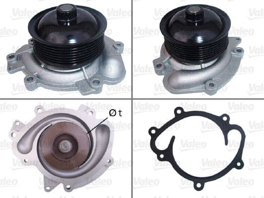 VALEO DEVIRDAIM POMPASI MERCEDES OM642 W204 W212 W166 W221 W639 B906 OEM: A6422002201 - VALEO 506980 kodlu oto yedek parça