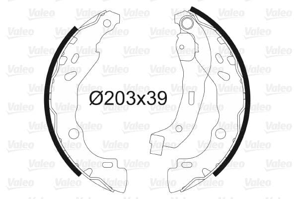 VALEO ARKA FREN PABUÇ BALATASI RENAULT CLIO II 98 CLIO IV 12 CLIO SYMBOL 02 SYMBOL III 13 DACIA SANDERO 08 LOGAN 06 SANDERO II 12 LOGAN II 12 OEM: 440609415R-6001551409-7701207178 - VALEO 562810 kodlu oto yedek parça