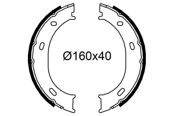 VALEO FREN BALATASI ARKA PARK FRENI MERCEDES SPRINTER B901 B904 . VW LT 28-35-46 A0024205820-2D0698525B OEM: A0024205820-2D0698525B - VALEO 564269 kodlu oto yedek parça