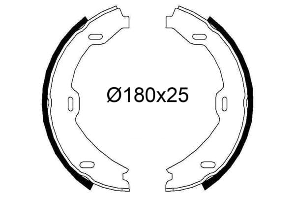 VALEO FREN BALATASI ARKA PARK FRENI MERCEDES S-CLASS W220 C215 99 06 A2204200520 OEM: A2204200520 - VALEO 564276 kodlu oto yedek parça