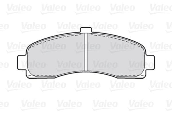 VALEO ÖN BALATA MICRA 1.0İ 1.3İ 1.4İ 4106099B26-4106099B25-WVA21626 OEM: 4106099B26-4106099B25-WVA21626 - VALEO 671014 kodlu oto yedek parça