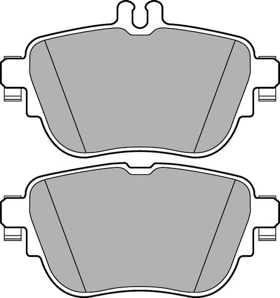 VALEO FREN BALATASI ARKA MERCEDES C257 W213 S213 C238 A238 A0004209700 OEM: A0004209700 - VALEO 671309 kodlu oto yedek parça
