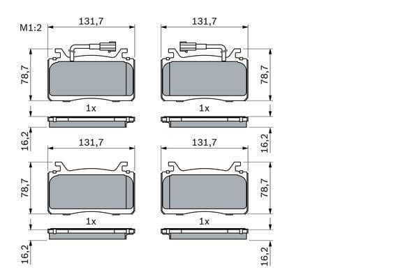 VALEO FREN BALATASI ÖN ALFA ROMEO GIULIA 15 STELVIO 16 77368321-68317355AA-77367677 OEM: 77368321-68317355AA-77367677 - VALEO 671884 kodlu oto yedek parça