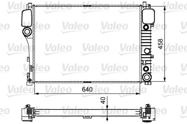 VALEO MOTOR SU RADYATORU MERCEDES S-CLASS W221 C216 OEM: A2215003203 - VALEO 735299 kodlu oto yedek parça
