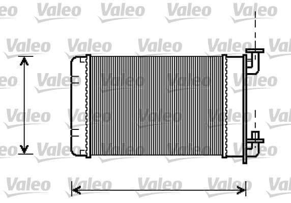 VALEO KALORIFER RADYATORU BMW E30 83 94 64111373772-64118391362 OEM: 64111373772-64118391362 - VALEO 812238 kodlu oto yedek parça